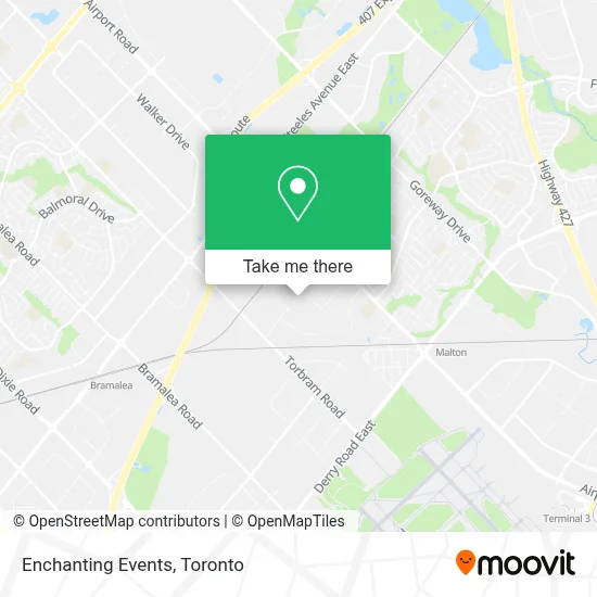 Enchanting Events map