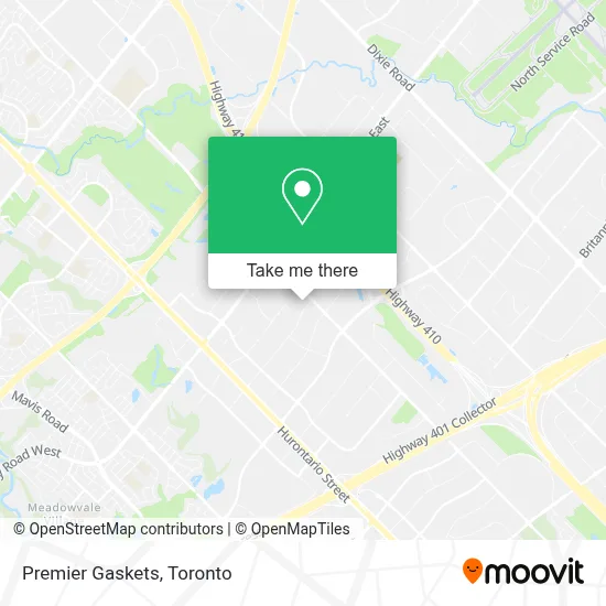 Premier Gaskets map