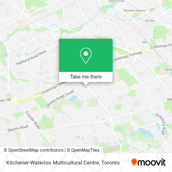 Kitchener-Waterloo Multicultural Centre plan