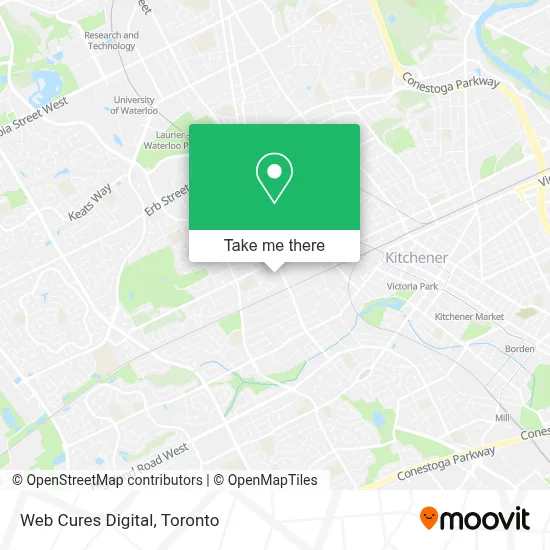 Web Cures Digital map