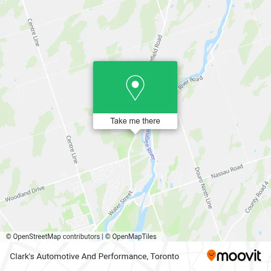 Clark's Automotive And Performance map