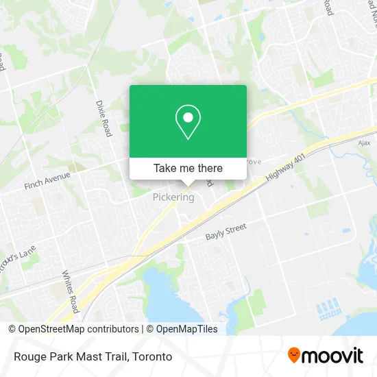 Rouge Park Mast Trail map