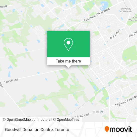 Goodwill Donation Centre map