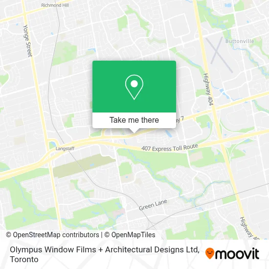 Olympus Window Films + Architectural Designs Ltd map