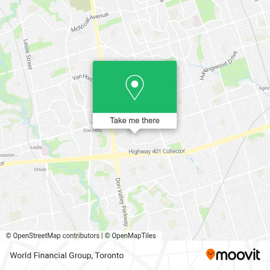 World Financial Group map