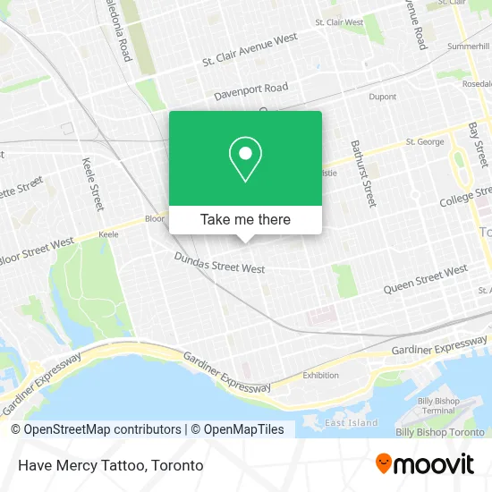 Have Mercy Tattoo map