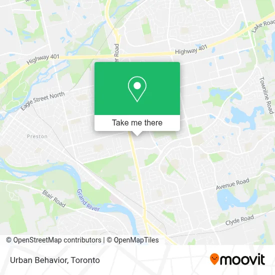Urban Behavior map