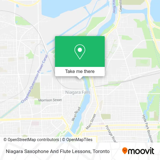 Niagara Saxophone And Flute Lessons map