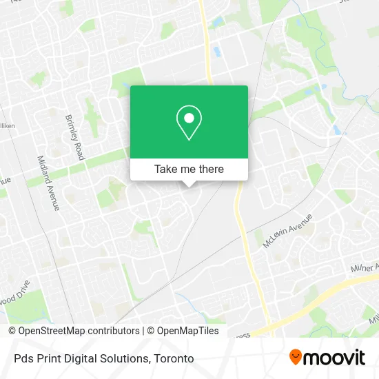 Pds Print Digital Solutions map