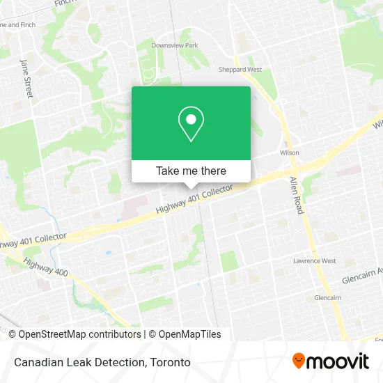 Canadian Leak Detection map