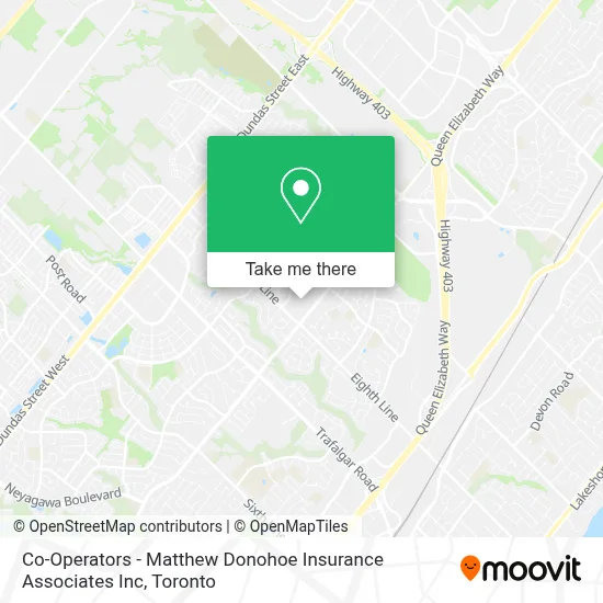 Co-Operators - Matthew Donohoe Insurance Associates Inc map