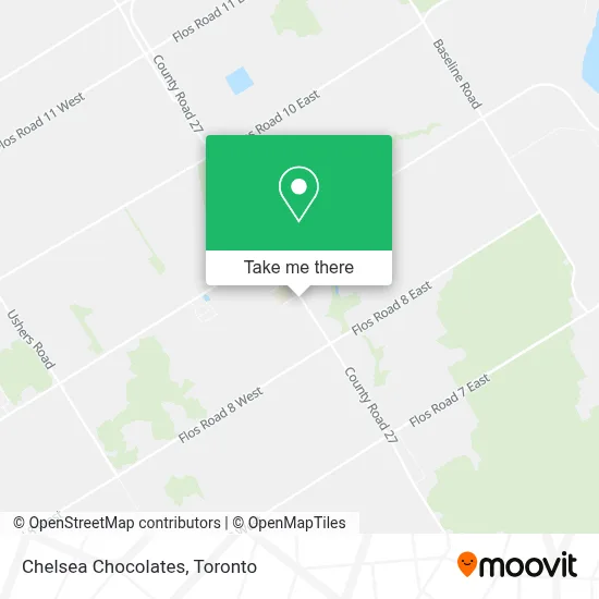 Chelsea Chocolates map