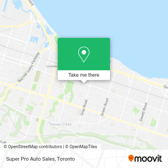 Super Pro Auto Sales map