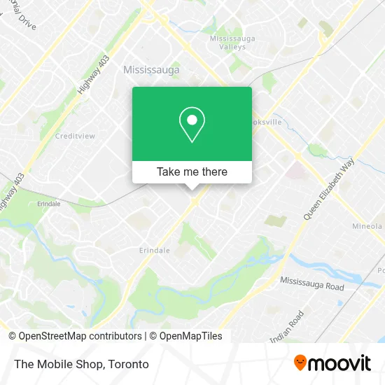 The Mobile Shop map