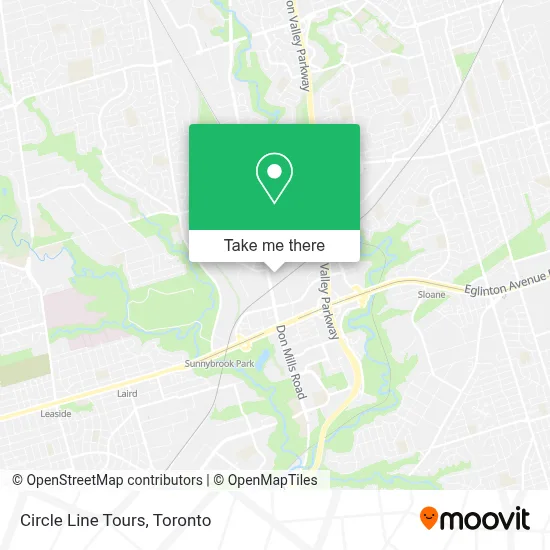 Circle Line Tours map