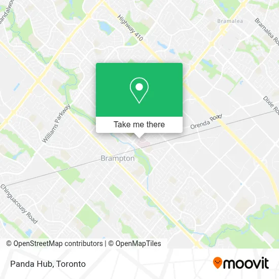 Panda Hub map