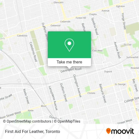 First Aid For Leather map
