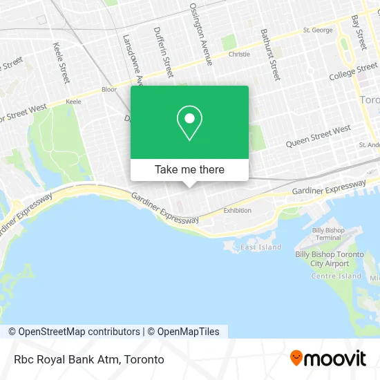 Rbc Royal Bank Atm map