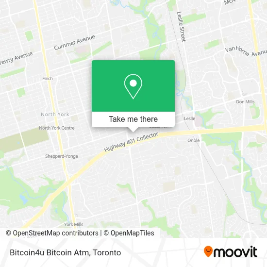 Bitcoin4u Bitcoin Atm map