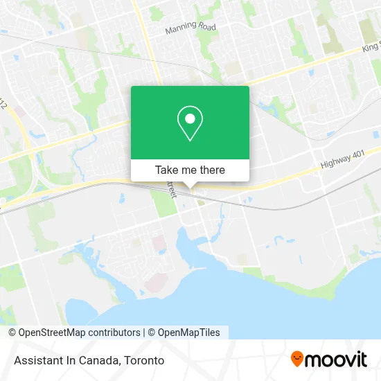 Assistant In Canada map