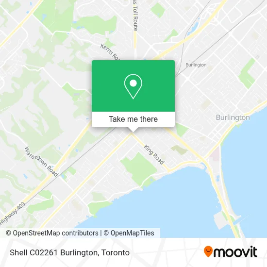 Shell C02261 Burlington map