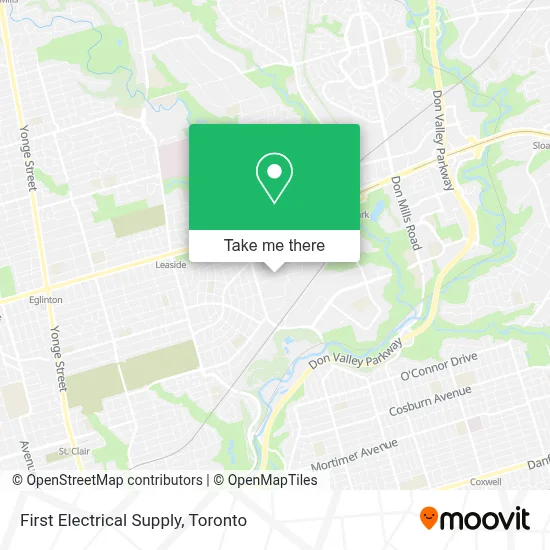 First Electrical Supply map