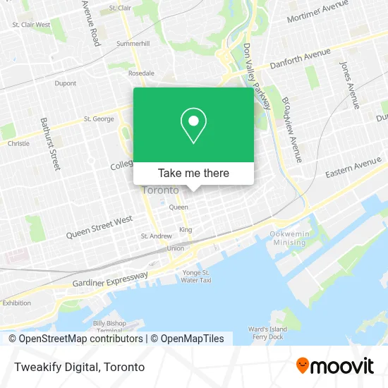 Tweakify Digital map