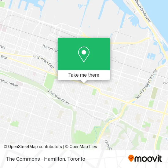 The Commons - Hamilton map