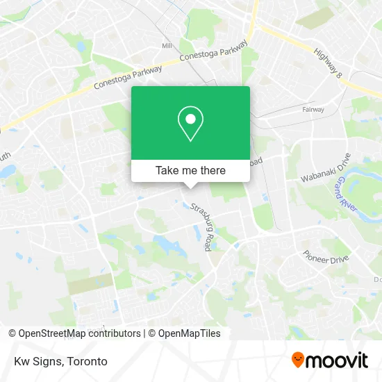 Kw Signs map