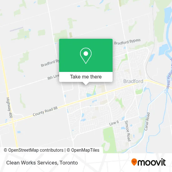 Clean Works Services map