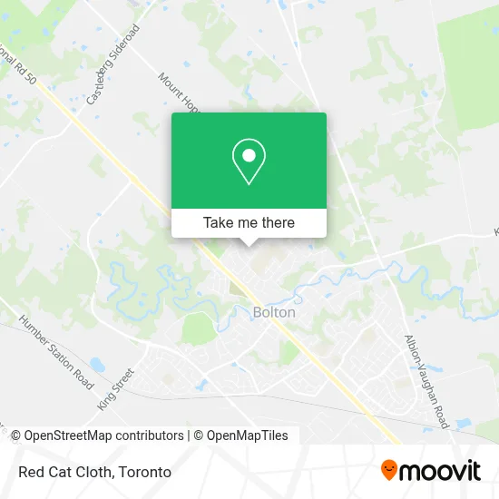 Red Cat Cloth map
