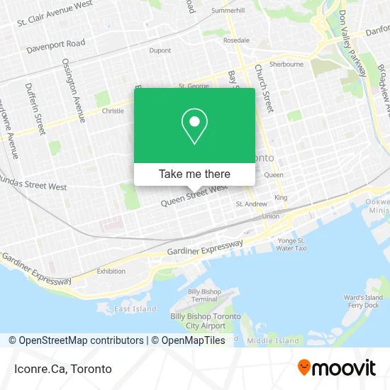 Iconre.Ca map