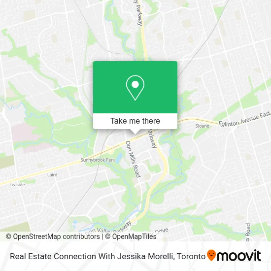 Real Estate Connection With Jessika Morelli map