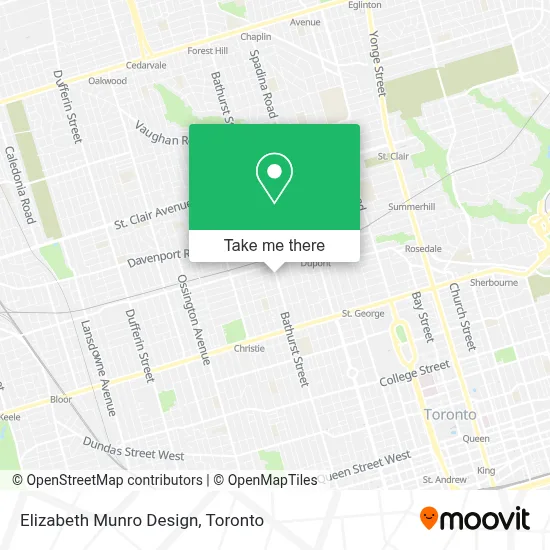 Elizabeth Munro Design map