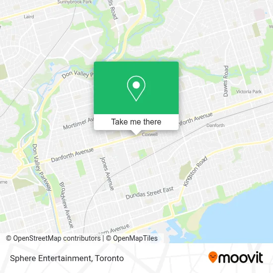 Sphere Entertainment map