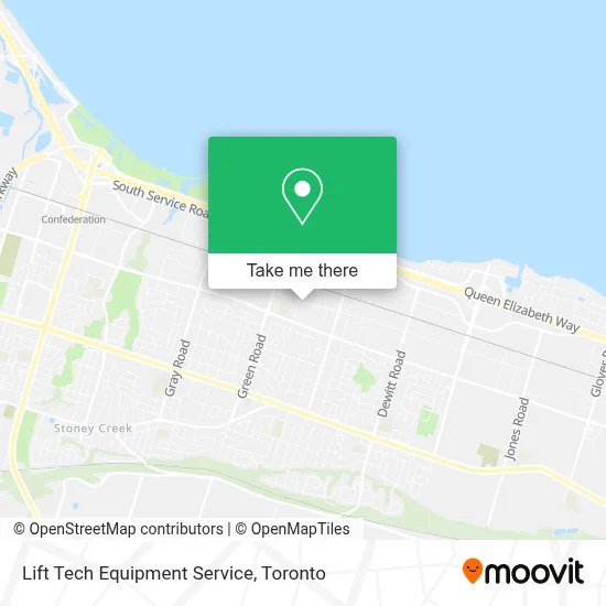 Lift Tech Equipment Service map