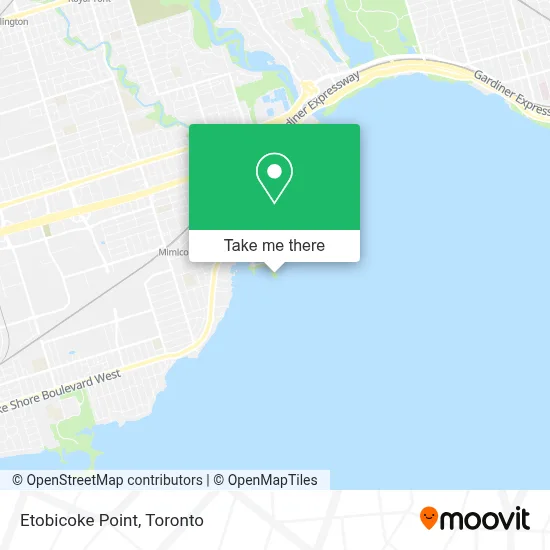 Etobicoke Point map