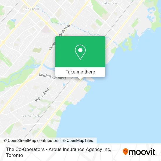 The Co-Operators - Arous Insurance Agency Inc map