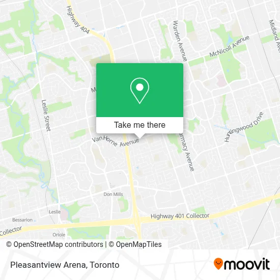 Pleasantview Arena map