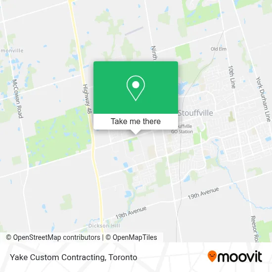 Yake Custom Contracting map