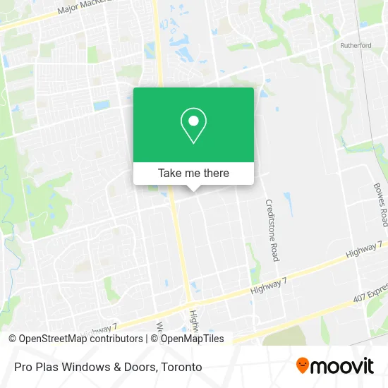 Pro Plas Windows & Doors map