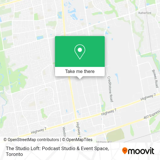 The Studio Loft: Podcast Studio & Event Space map
