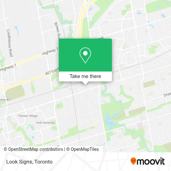 Look Signs map