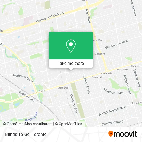 Blinds To Go map
