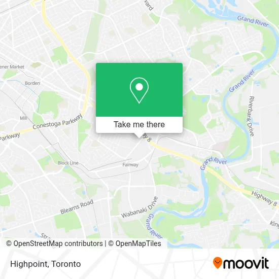 Highpoint map
