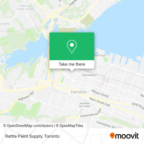 Rattle Paint Supply map