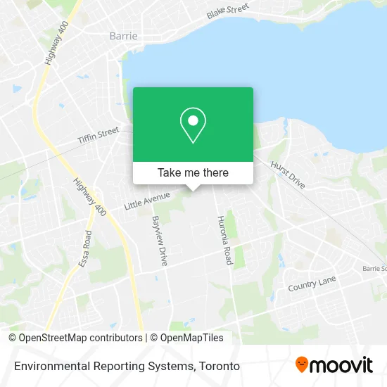 Environmental Reporting Systems map