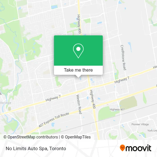 No Limits Auto Spa map