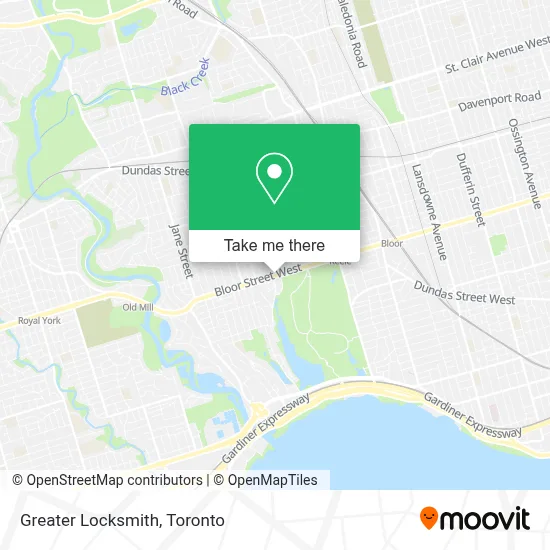 Greater Locksmith map