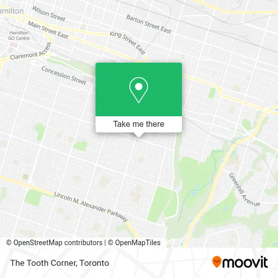 The Tooth Corner map
